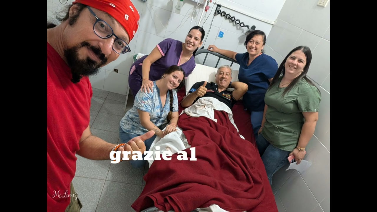 Schiena bloccata, ricovero in clinica ma il viaggio continua