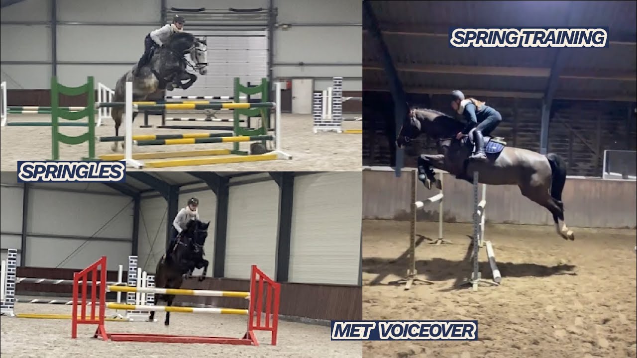 Kijk mee met de SPRINGTRAINING van 4 PAARDEN + Voice-over | Horses by Demi