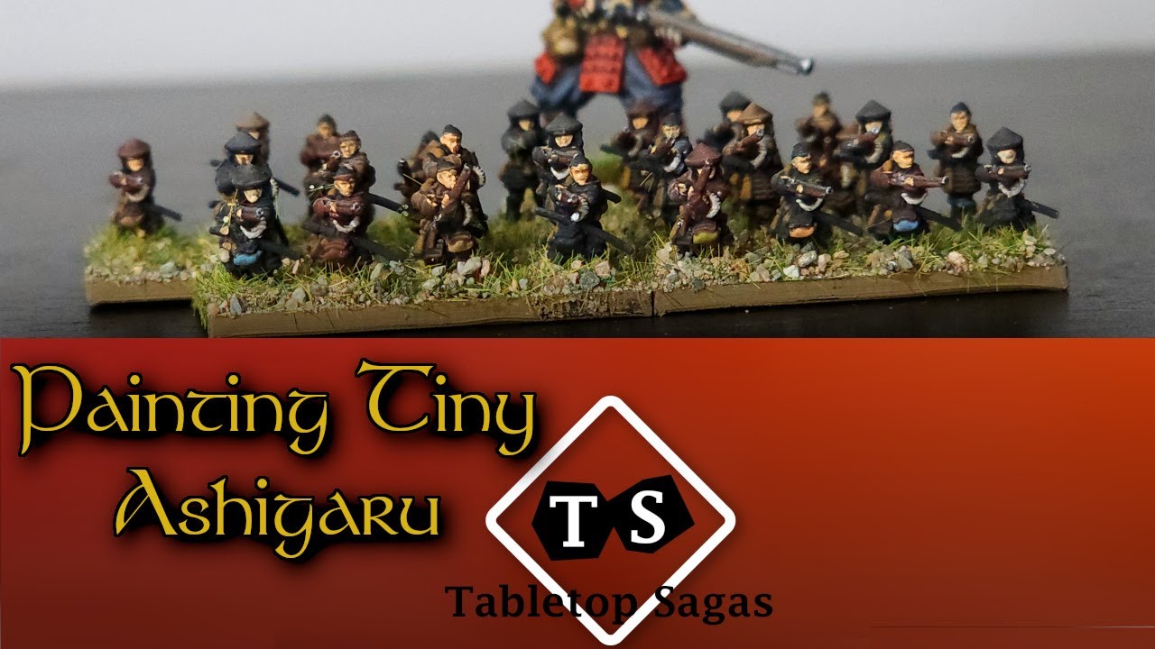 Brush to Battlefield: Painting Some Tiny Japanese Ashigaru