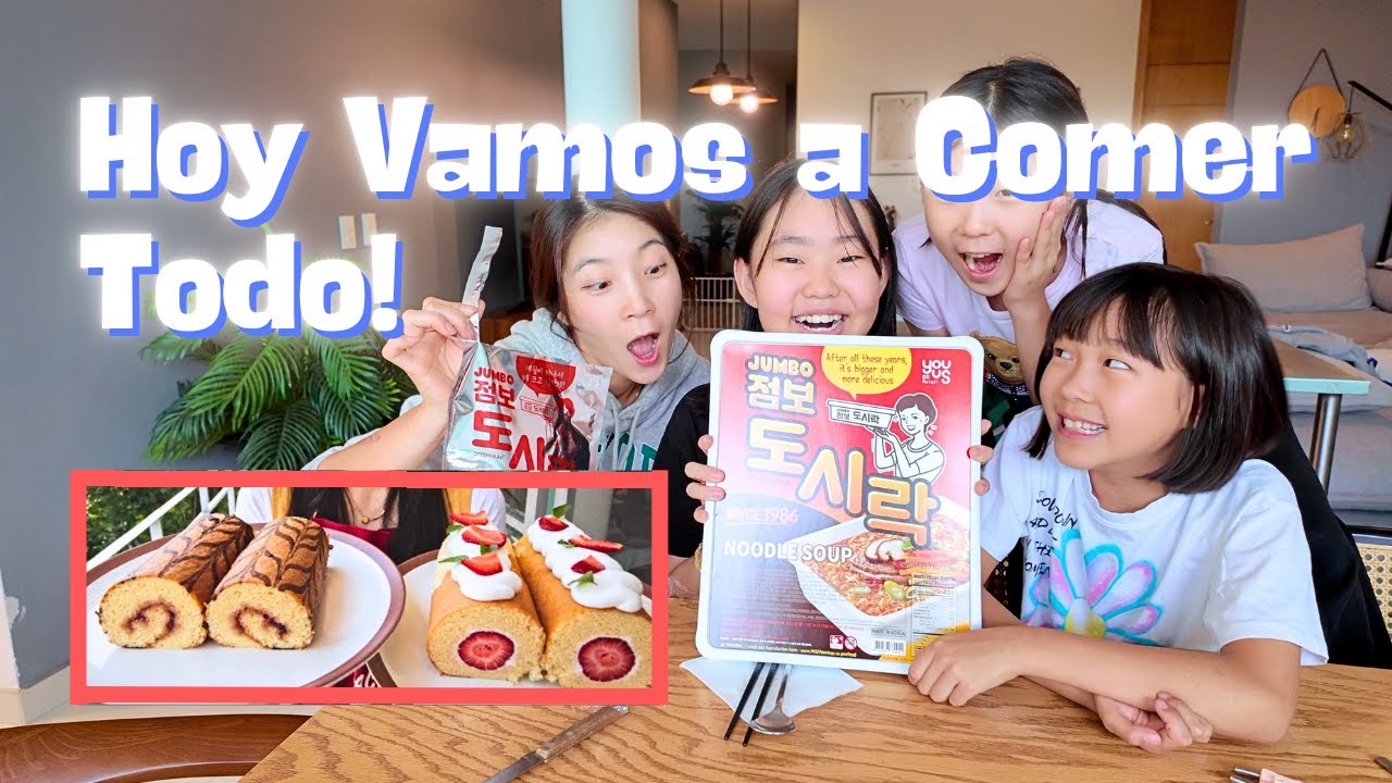 Hoy Si Vamos a Comer Todo👌🏻😁ㅣReceta de Roll Cake