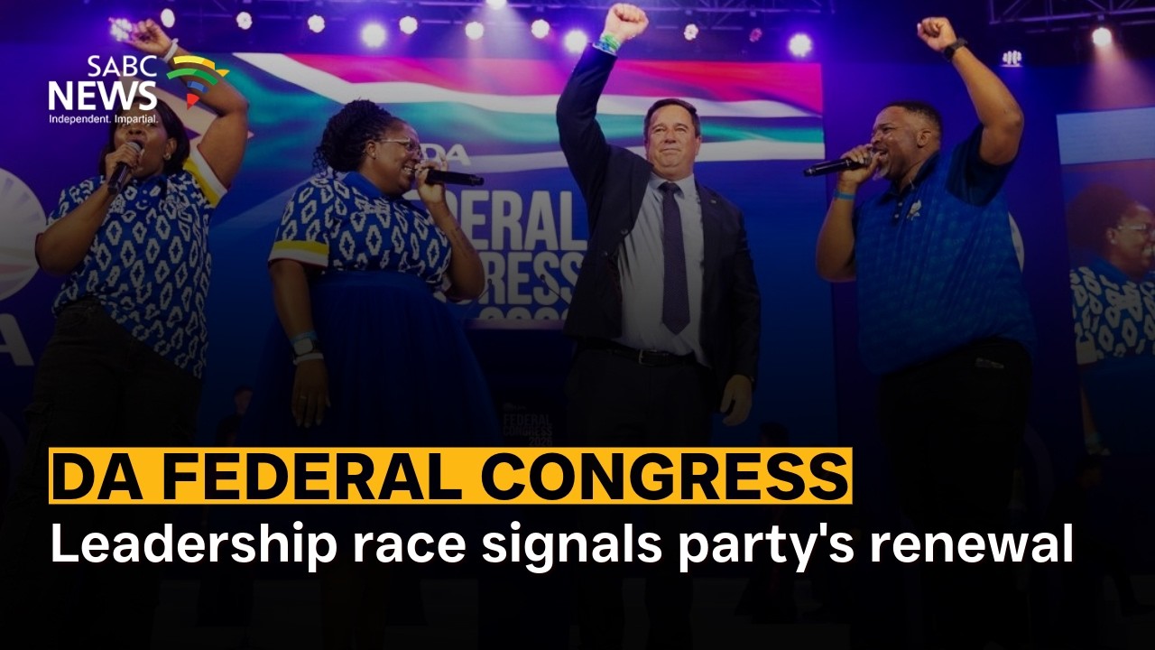 DA Federal Congress | Leadership race signals party's renewal