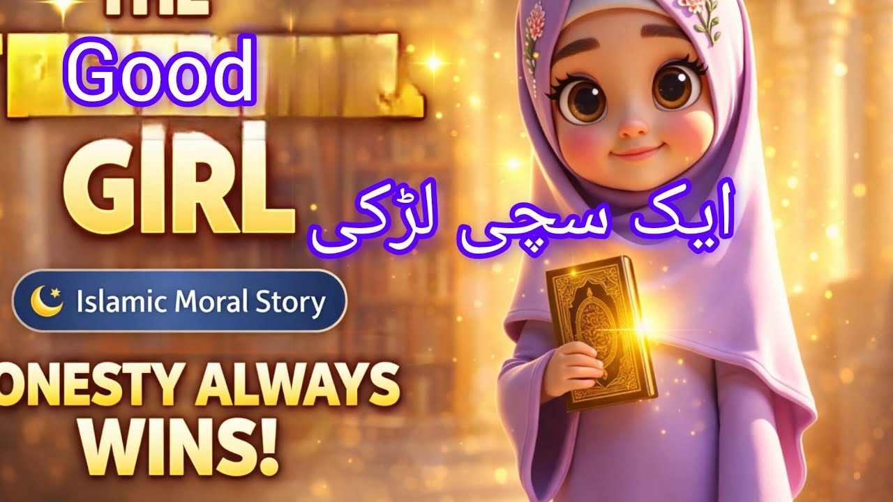 Aik sachi larki . Truthful story . Moral cartoon story. Sach bolna. Speak truth #ai #cartoon #Ramzan