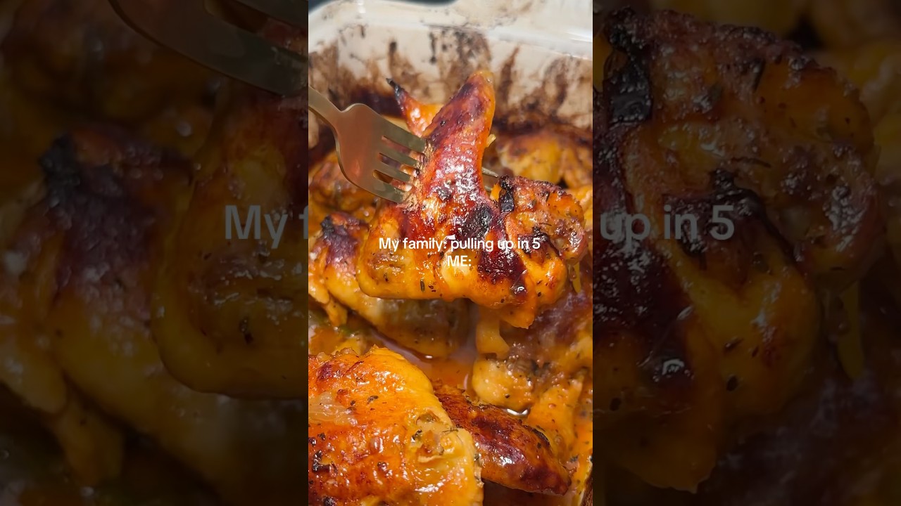 I only make baked chicken wings like this