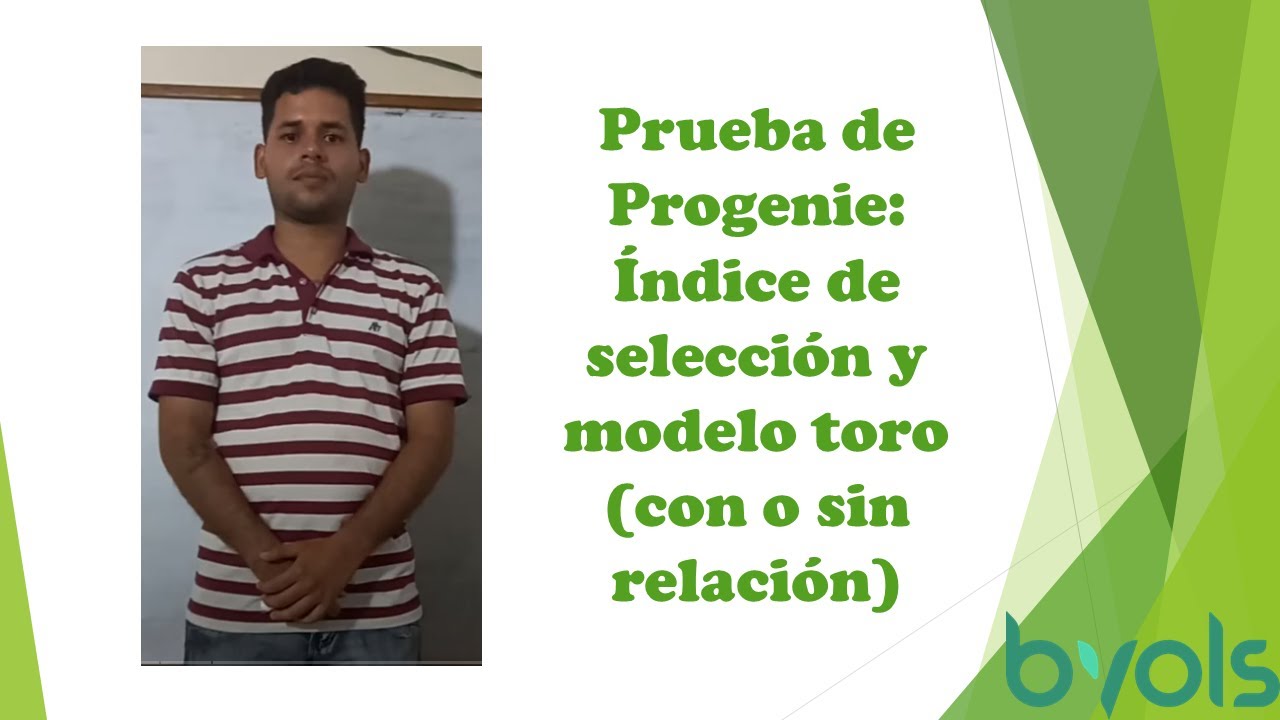 Prueba de Progenie: Índice de selección y modelo toro (con o sin relación)