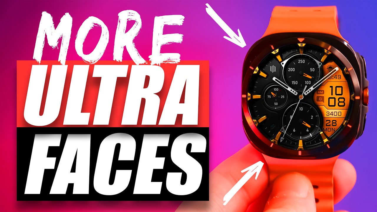БОЛЕЕ 25 ЛУЧШИХ циферблатов для Galaxy Watch 7 Ultra — бесплатных и платных!