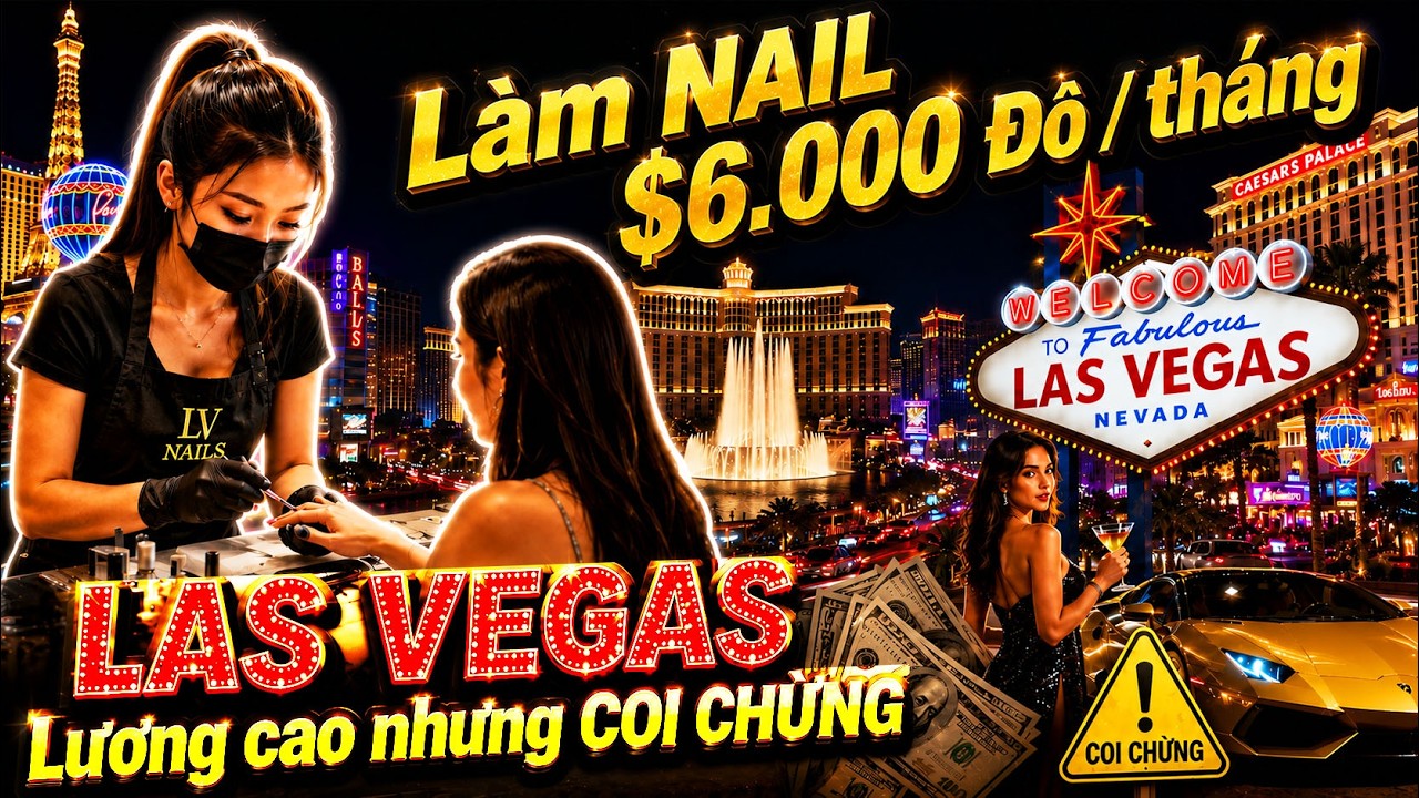 Cộng đồng VN ở Las Vegas có lương cao, nhưng cám dỗ của cờ bạc luôn chực chờ