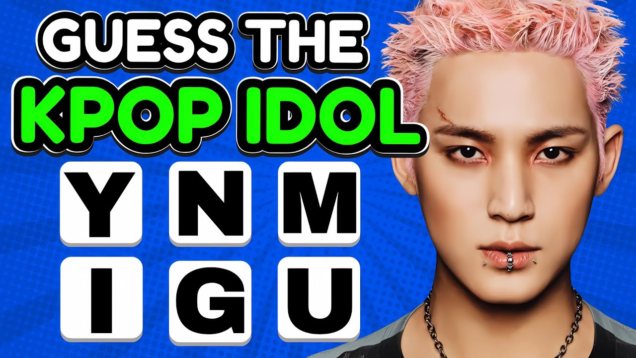 УГАДАЙТЕ К-ПОП-АЙДОЛА ПО ПЕРЕМЕШАННЫМ БУКВАМ = Легкое испытание для профессионалов 🔤✨| Викторина ...