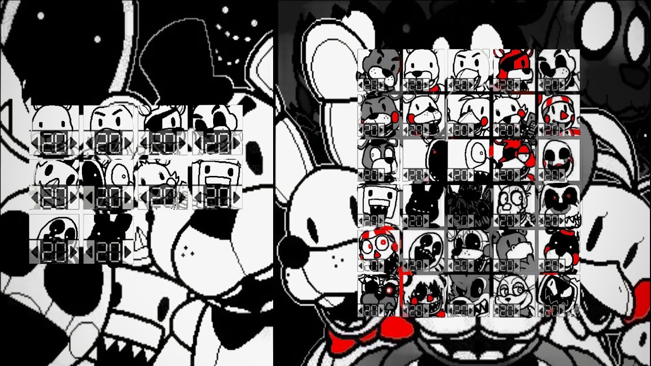 Five Nights at Frickbear's 1 + 2 FULL GAMES | Night 1 - 6 & Endings | Custom Night