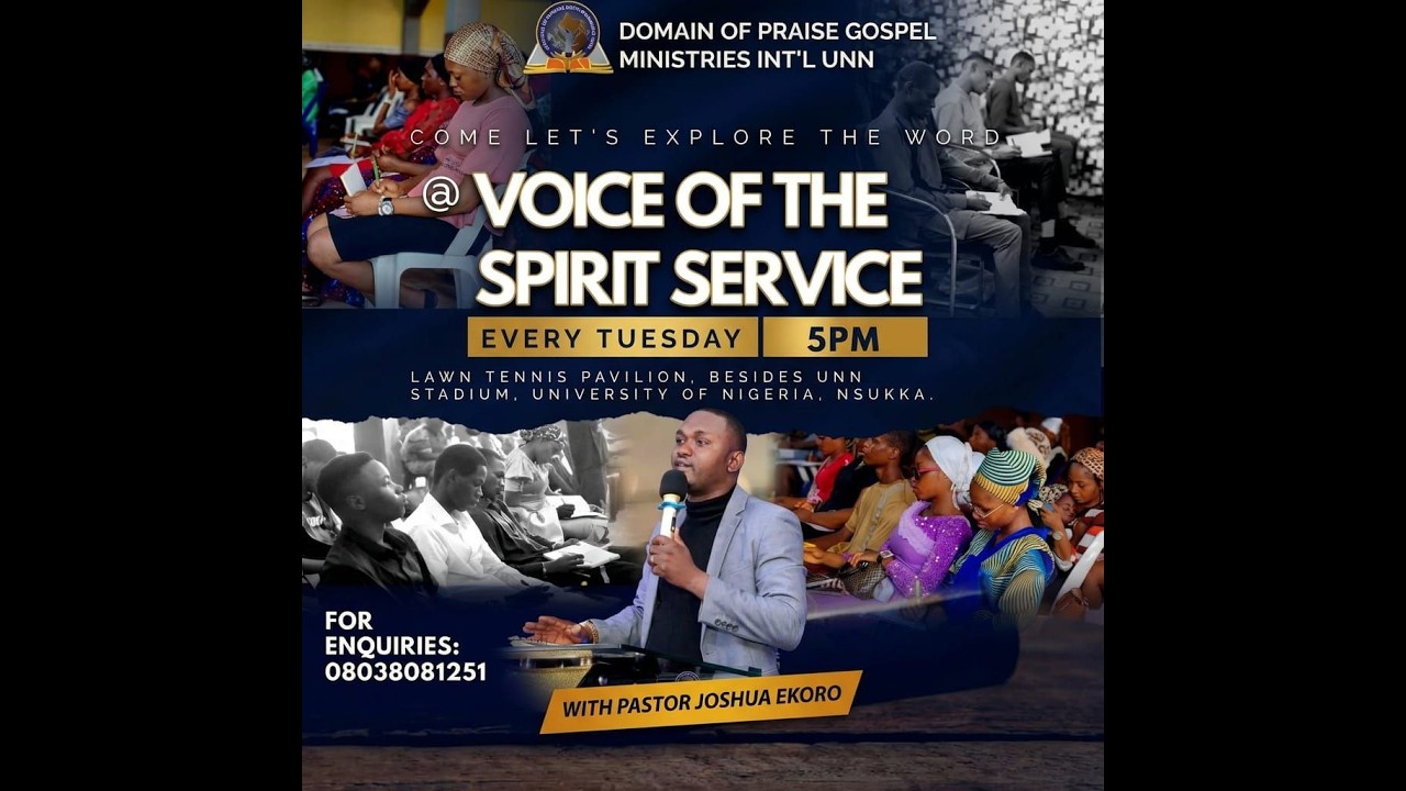 VOICE OF THE SPIRIT SERVICE || 10-03-2026|