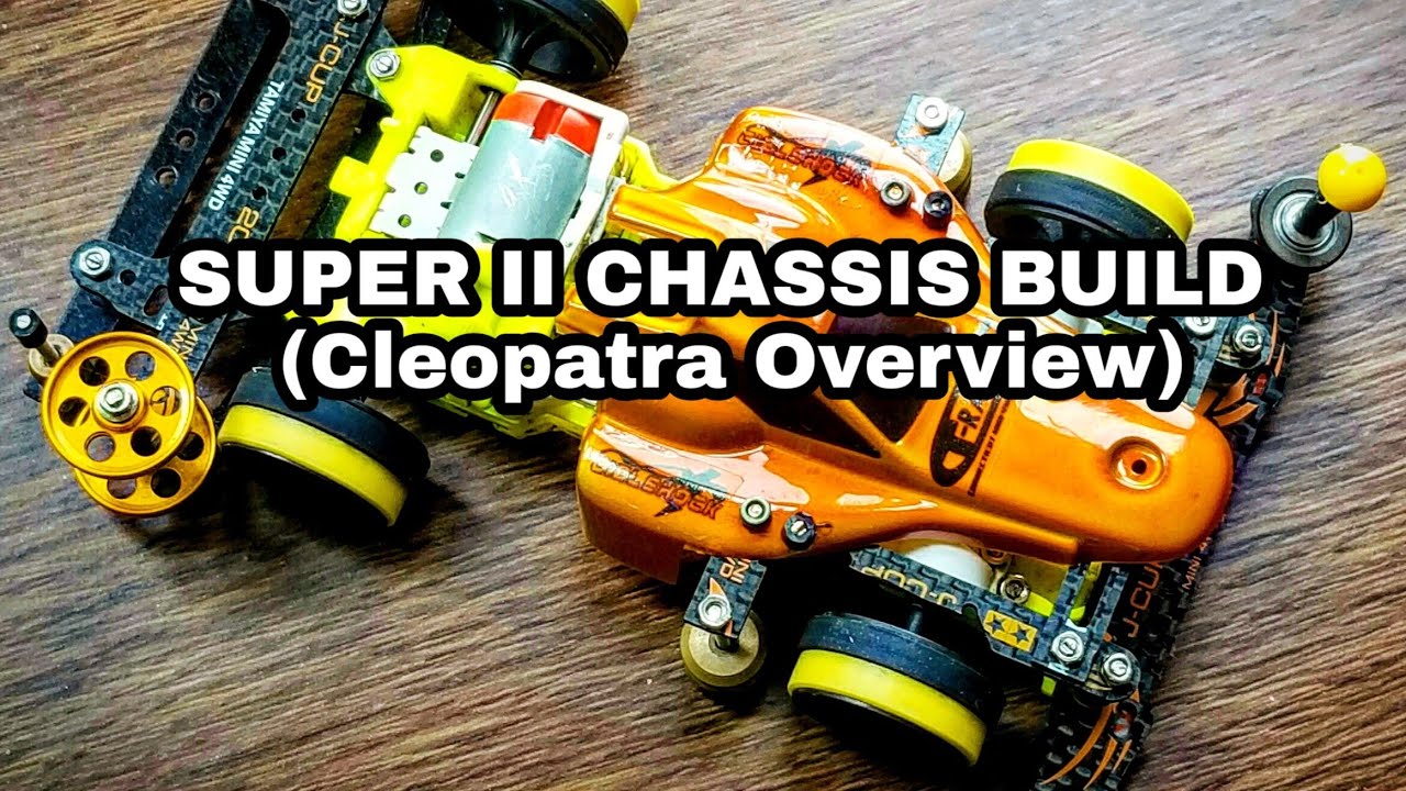 (ミニ四駆)Super II Chassis Front Body Damper Build (Cleopatra Overview)
