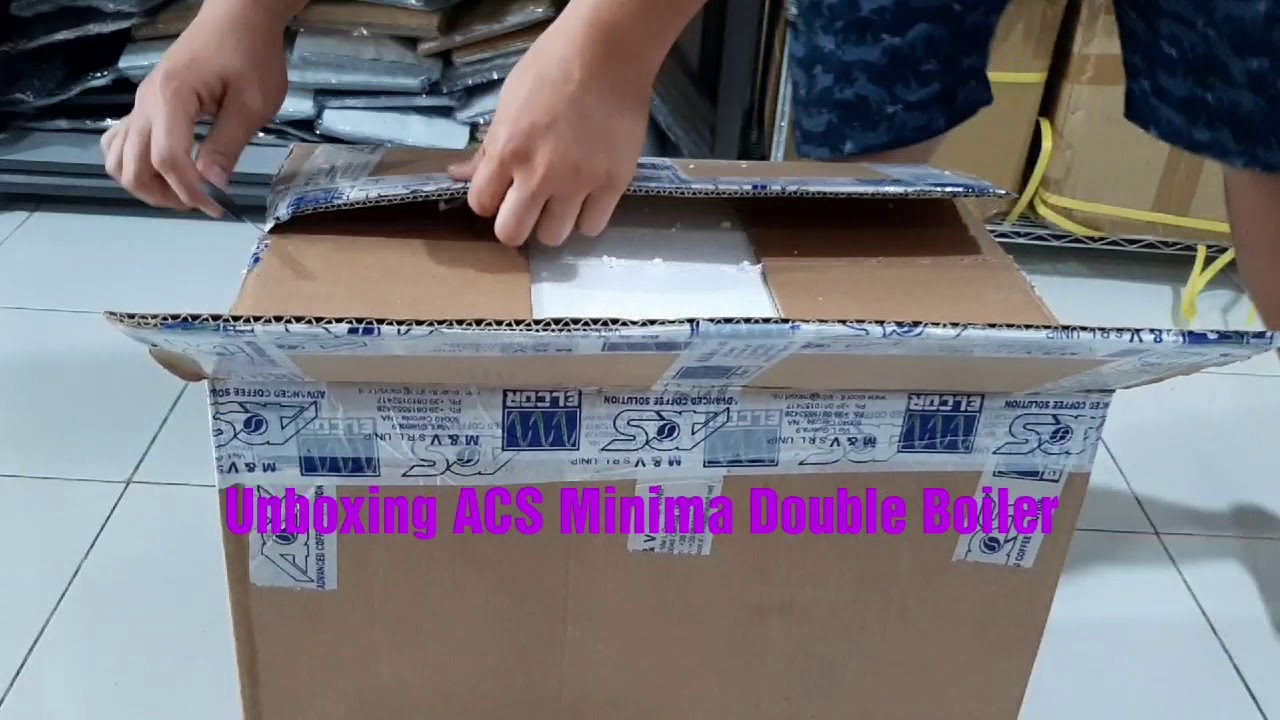 UNBOXING MESIN KOPI ACS MINIMA DOUBLE BOILER PID CONTROL