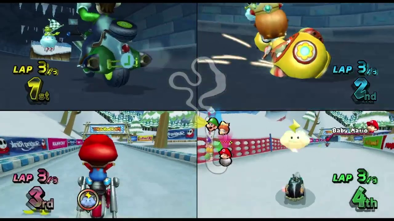 Mario Kart Wii Custom Tracks ✦ 4 Players #539