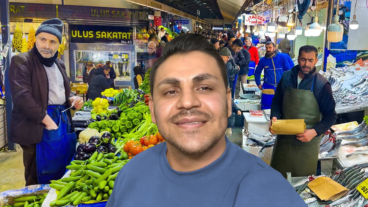 سوق الفقراء في تركيا ارخص من العراق 😳 ulus -ankara