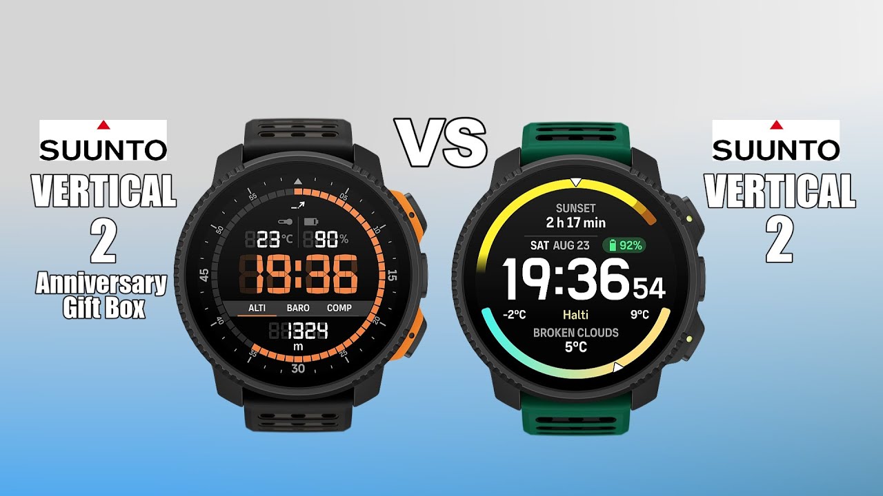 Suunto Vertical 2 Anniversary Gift Box vs Suunto Vertical 2