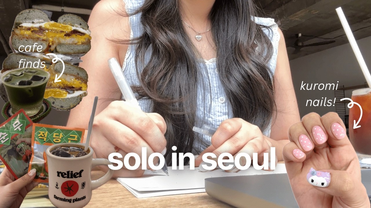 a week in seoul | working in cafes, exploring anguk, mangwon