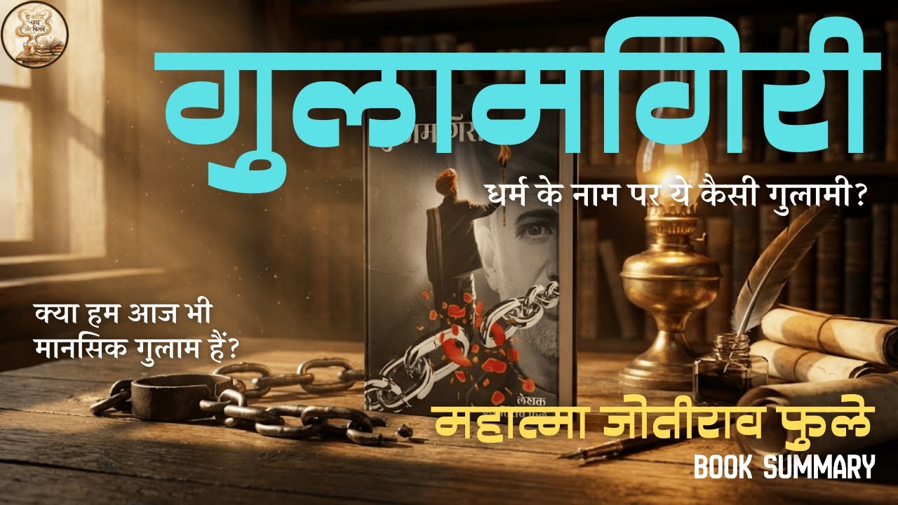 गुलामगिरी - महात्मा जोतीराव फुले - हिंदी | Gulamgiri by Mahatma Jotirao Phule | Book Summary Hindi