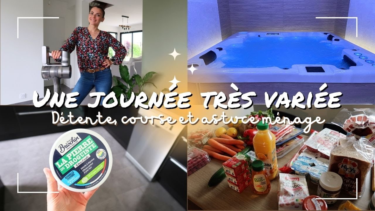 VLOG⎟Détente, retour de courses et astuce ménage