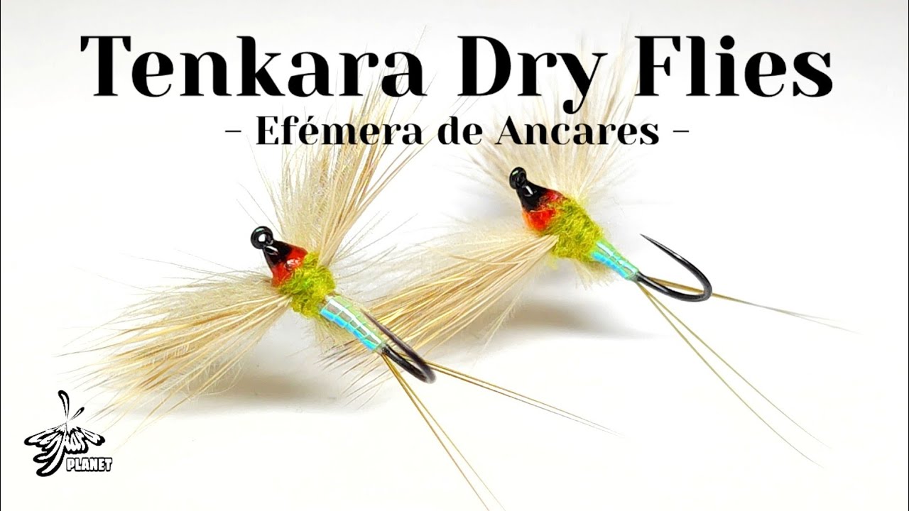 Montaje de moscas: Efémera de Ancares en pelo y puma. Pesca a mosca con Tenkara.