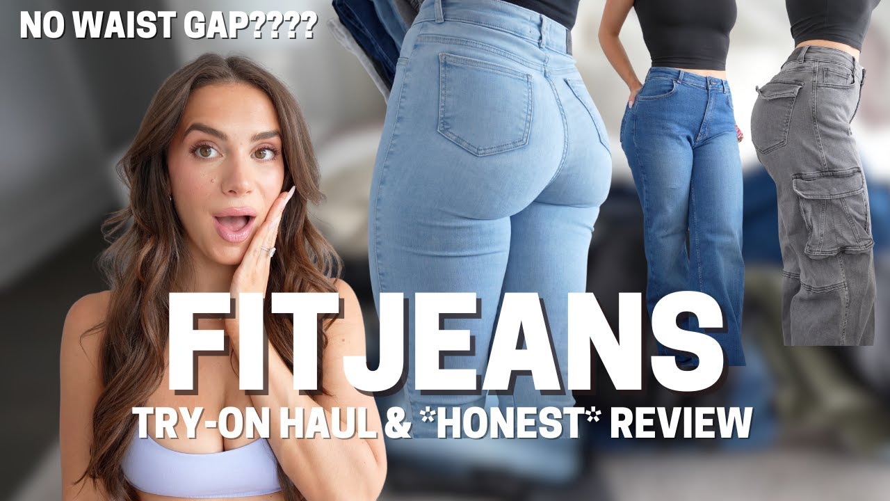 NO WAIST GAP JEANS?!?! | Fitjeans try-on haul & review, designed for gym girls, 30% OFF SUMMER SALE