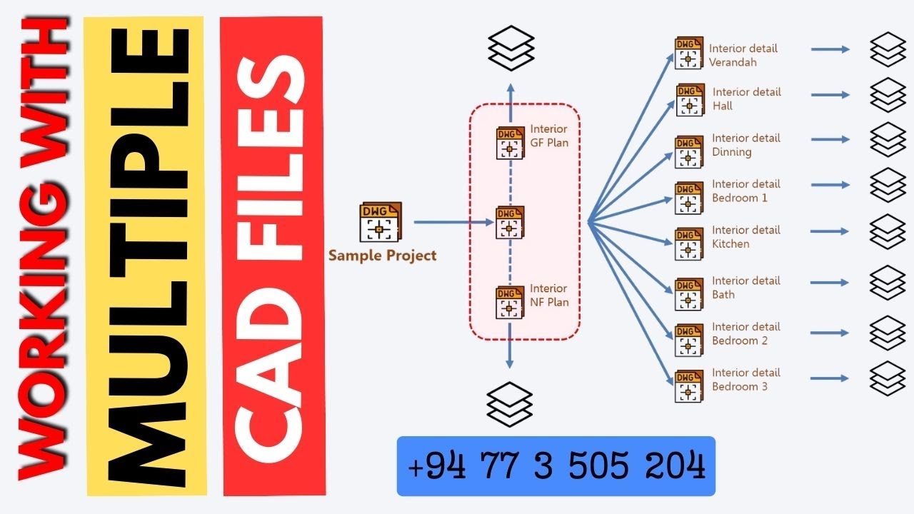 Mastering AutoCAD: Working with Multiple CAD Files | Architectural AutoCAD Drafting