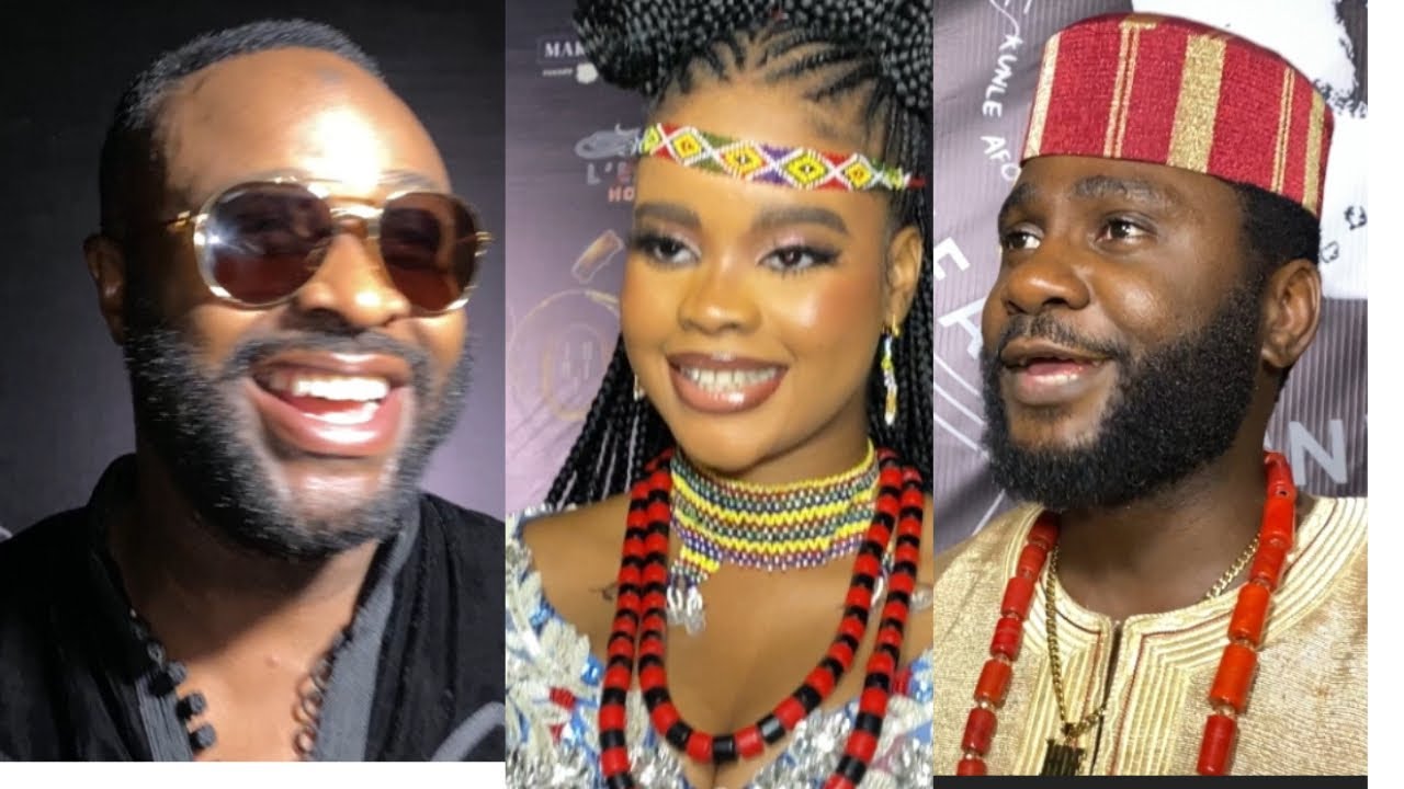 Moment Femi adebayo,Diekola And Eyiyemi Afolayan Storm Premiere Of Anikulapo Series Rise Of The Spec