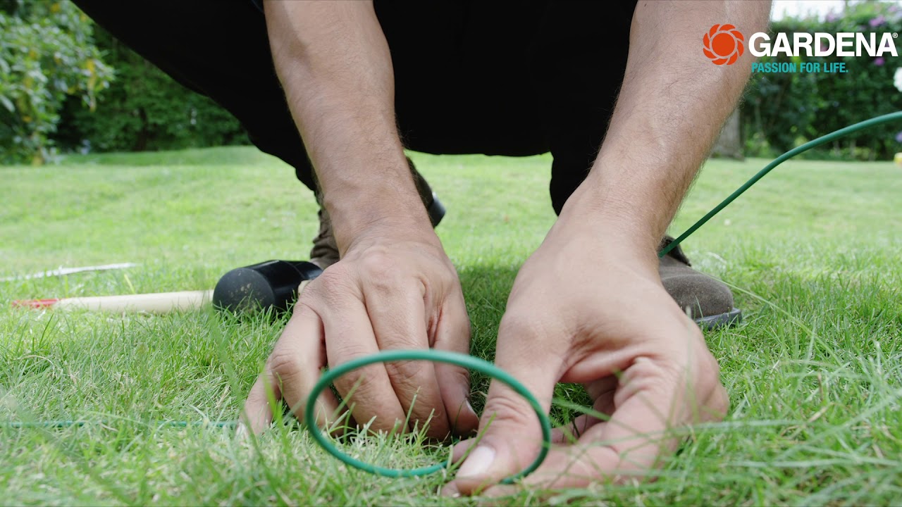 GARDENA robotická sekačka Sileno city a life instalace 3/8 - Pokládka kabelu