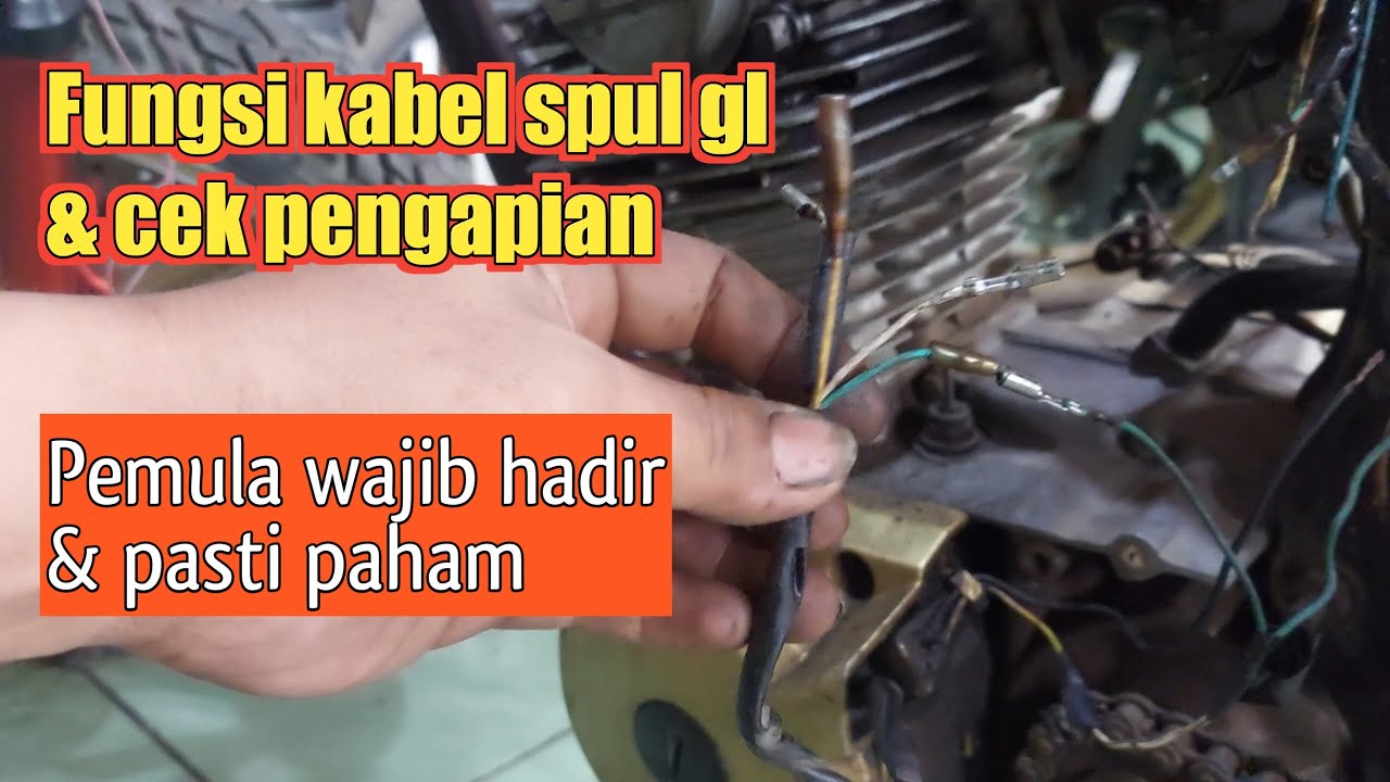 Cara cek pengapian spull gl 100 juga fungsi warna kabel #otomotif  #motorcycle