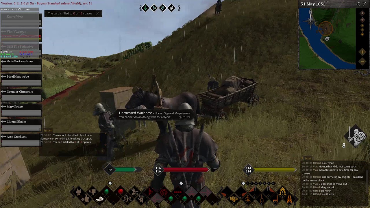 LIFMMO - we found a horsecart bug.