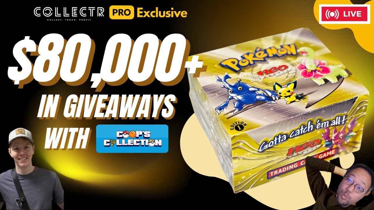 GIVING AWAY A ** 1ST EDITION NEO GENESIS BOX ** STREAM! ($70K+)