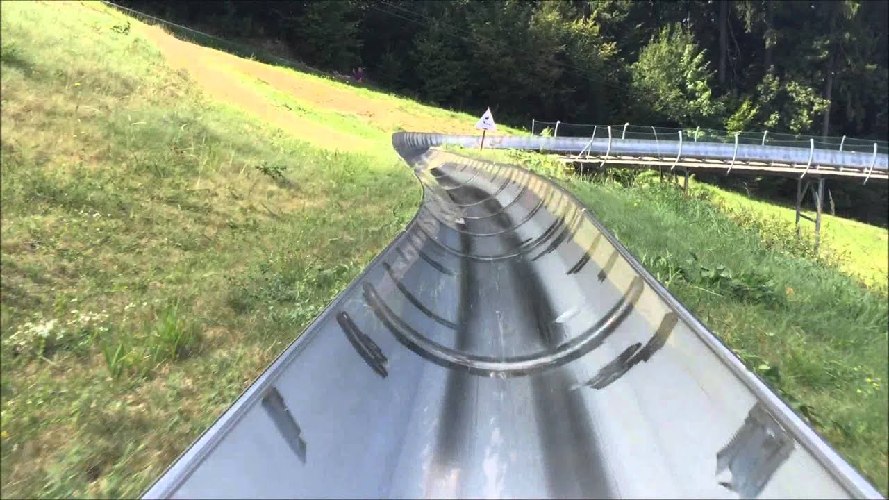 Peter Rosenfeld experiences Bobkart (dry bobsleigh) at Celje Cottage resort, Slovenia