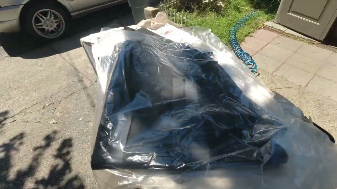 Mercedes R129 soft top replacement  Part 11  Center section preparation