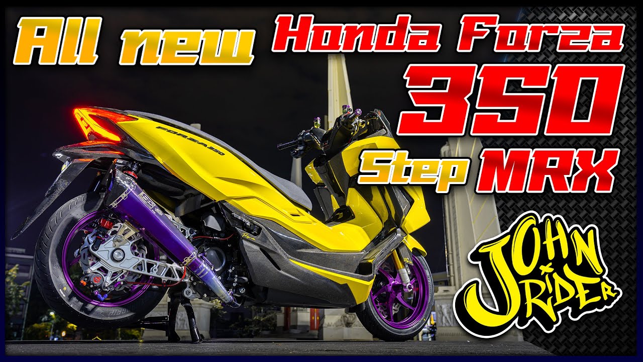 All new Honda Forza 350 Step MRX | Johnrider