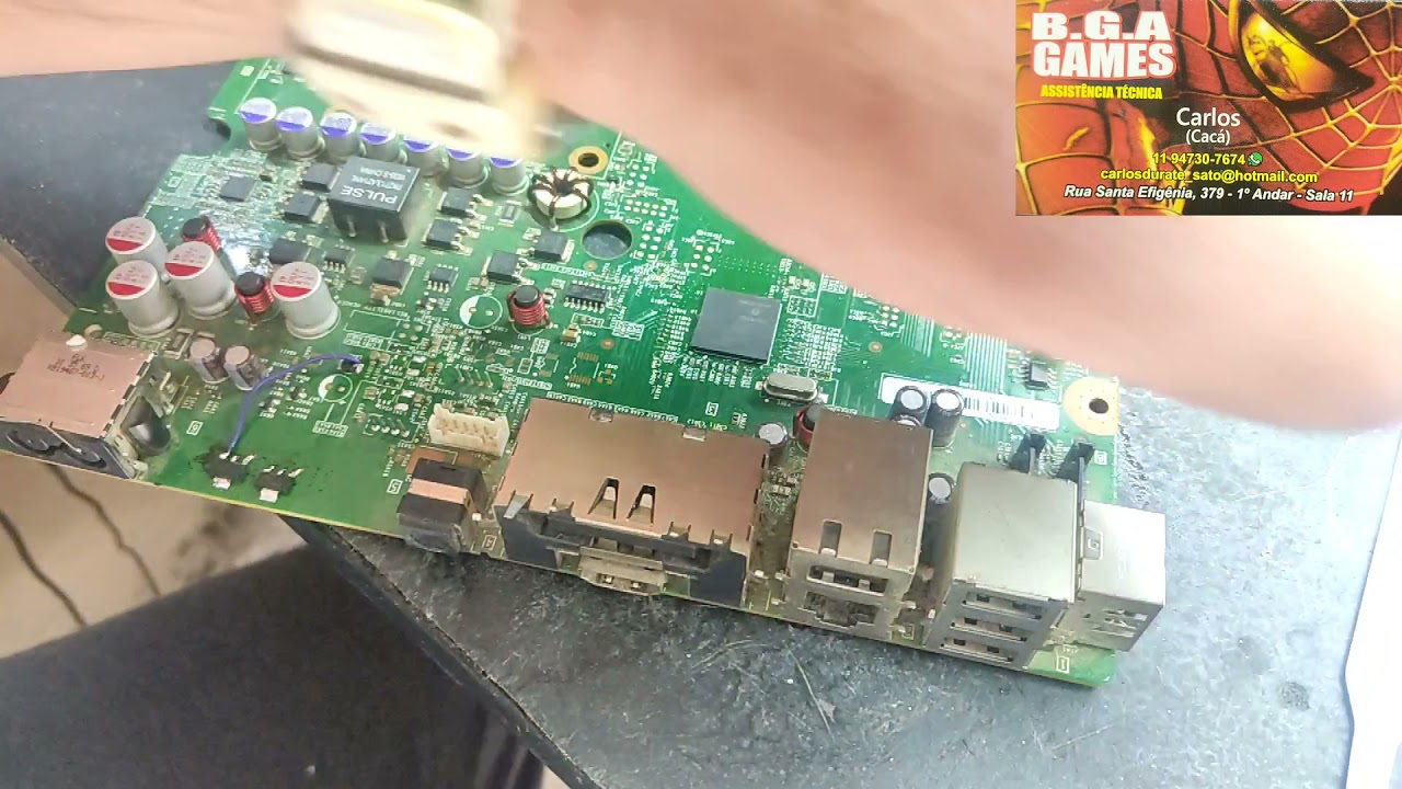 Xbox Trinity não liga morto