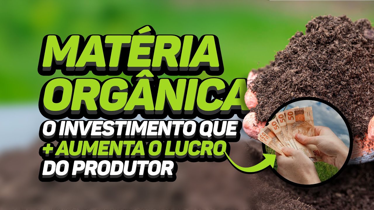 MATÉRIA ORGÂNICA: O INVESTIMENTO que MAIS AUMENTA LUCRO do PRODUTOR