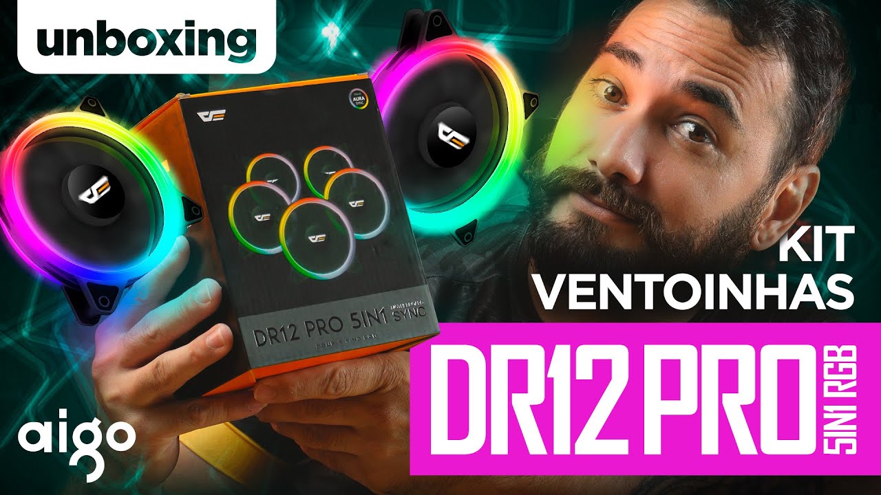 KIT VENTOINHAS AIGO DARKFLASH DR12 PRO 5IN1