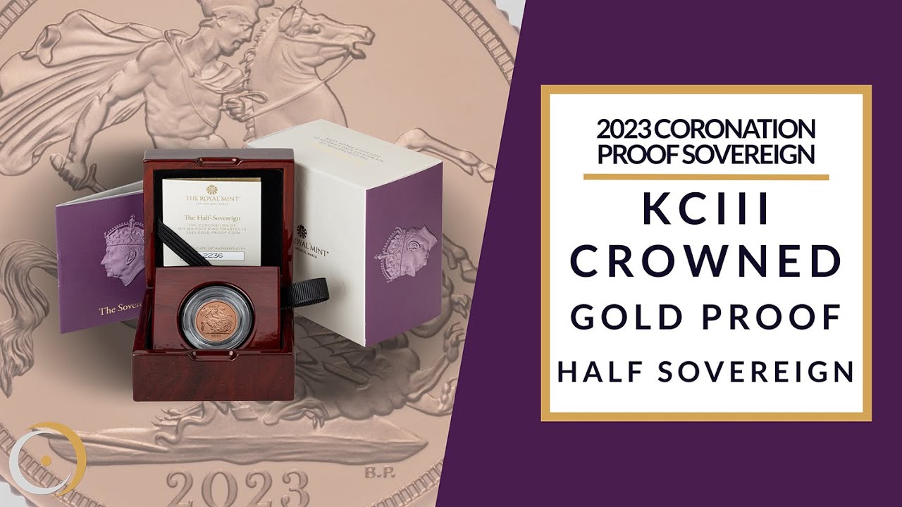 2023 Coronation of KCIII - Gold Proof Half Sovereign