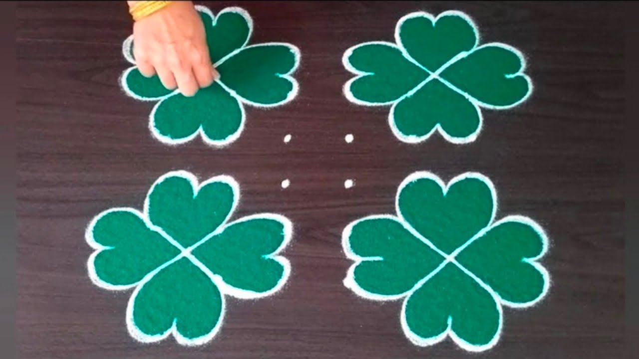 6x6 rangoli | thipkyanchi rangoli | festival muggulu | sankranti easy rangoli