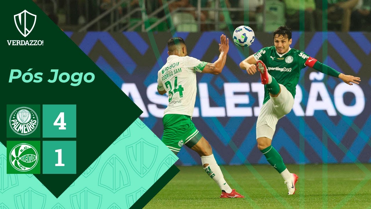 P&oacute;s-jogo Palmeiras x Juventude