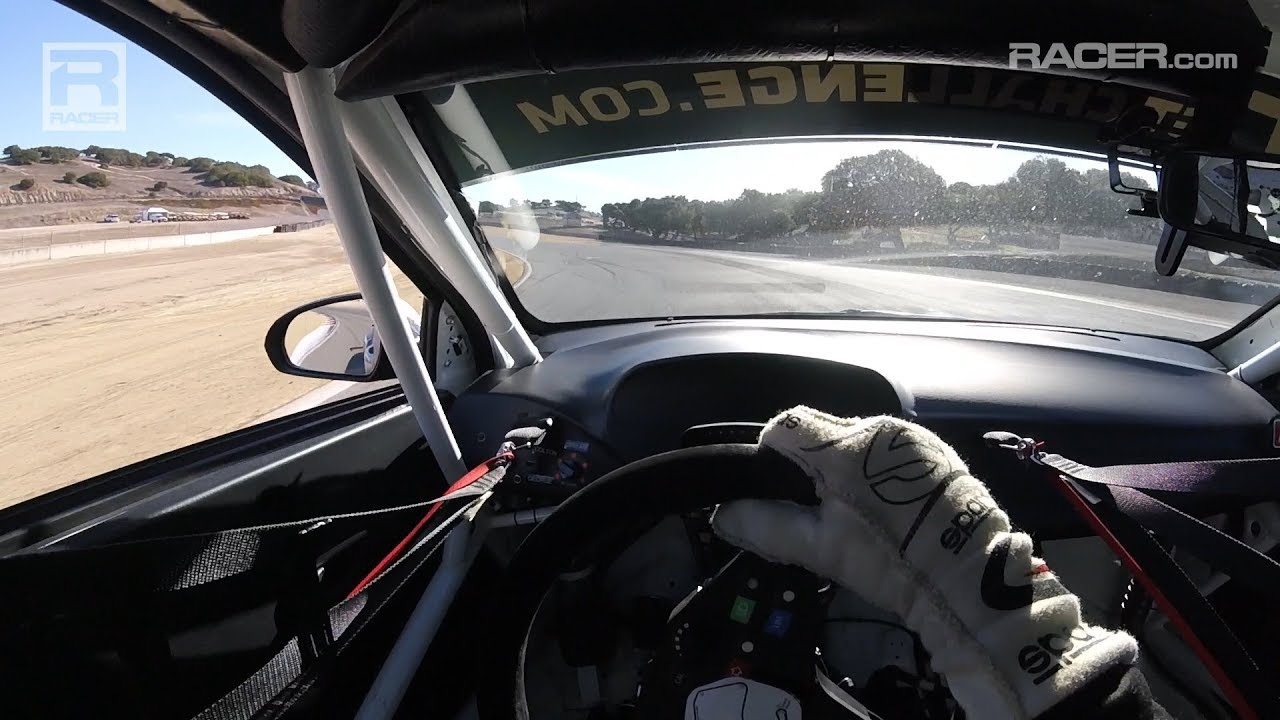 RACER: Colton Herta Hyundai TCR Visor Cam at Laguna Seca