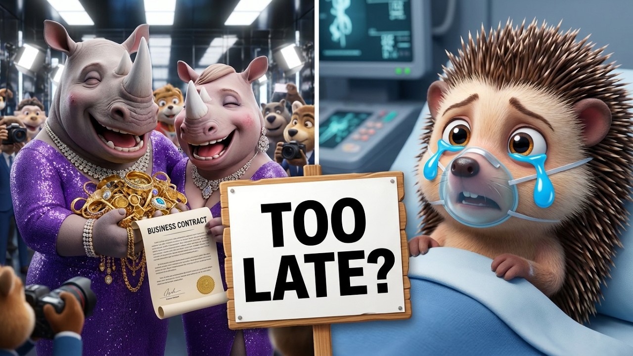 Rich Rhino Parents Ignore Sick Baby Hedgehog — Until It Was Too Late!