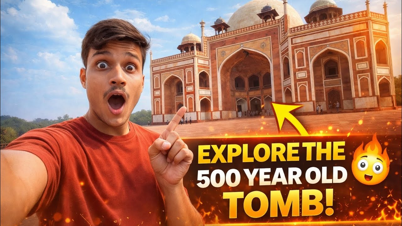 500 Saal Purana Humayun Ka Maqbara 😱 | 2026 Ka Pehla Vlog 