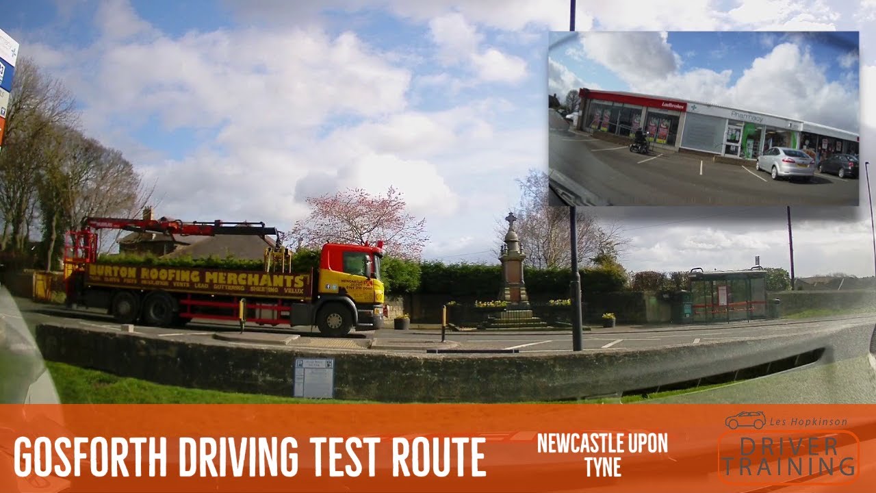 Uk Driving Test Route - Gosforth, Newcastle