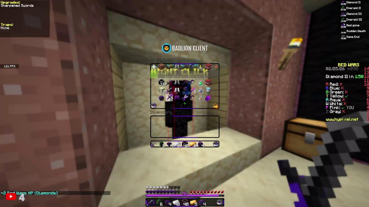 [FR] MINECRAFT BEDWARS EN PETARD / !discord !tiktok