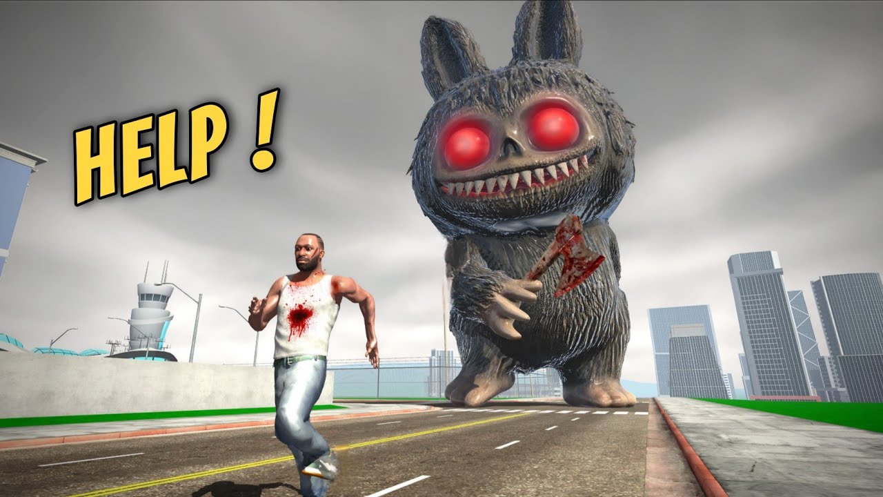 Creepy Labubu Monster Attacked on Franklin - INDIAN BIKES DRIVING 3D #trending 