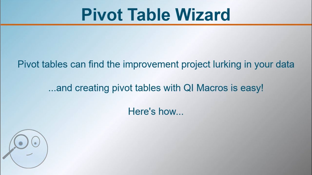 28. QI Macros Pivot Table Wizard
