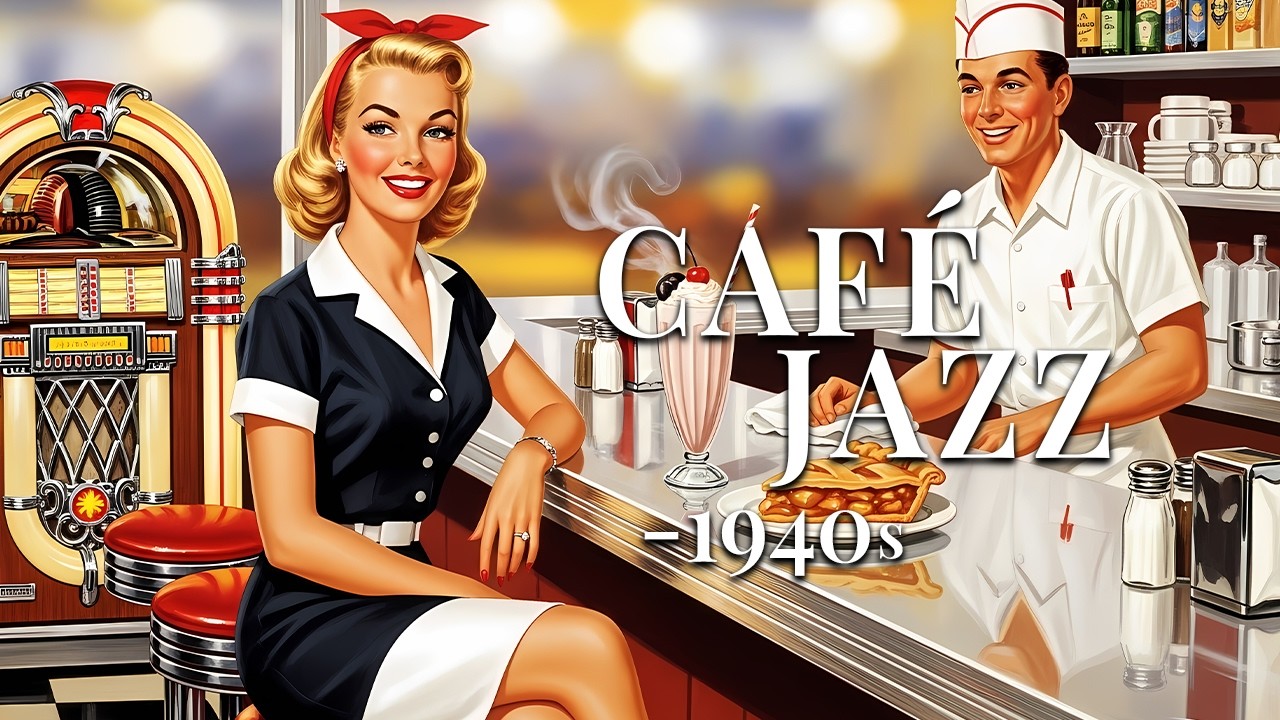 Golden Hour Spring Jazz – Vintage Café Lounge from the 1940s–60s
