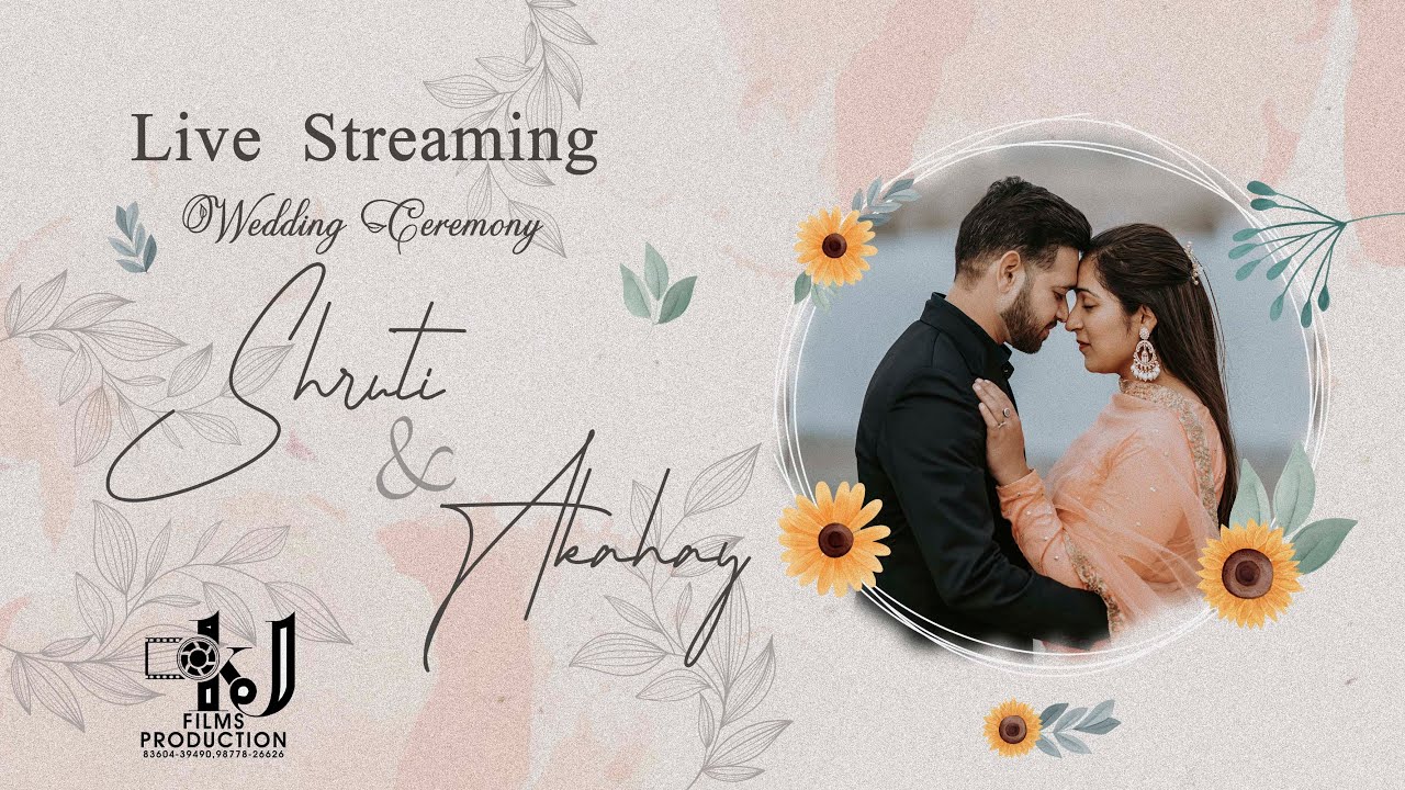 LIVE// WEDDING CEREMONY //Shruti & Akshay