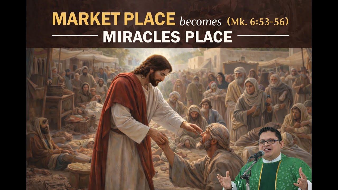MARKET PLACE BECOMES MIRACLES PLACE- Fr. Onasis D'Cruz