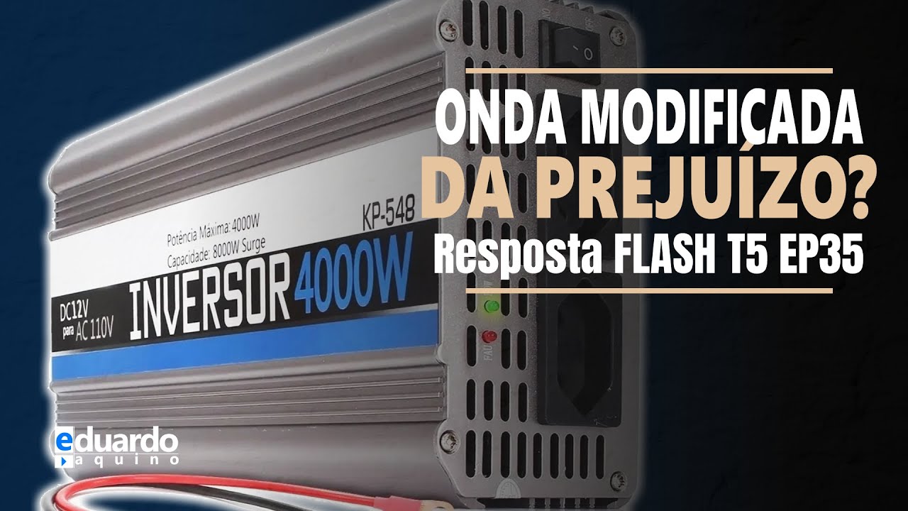 Será que INVERSOR Onda Modificada Vale a Pena? | Resposta FLASH