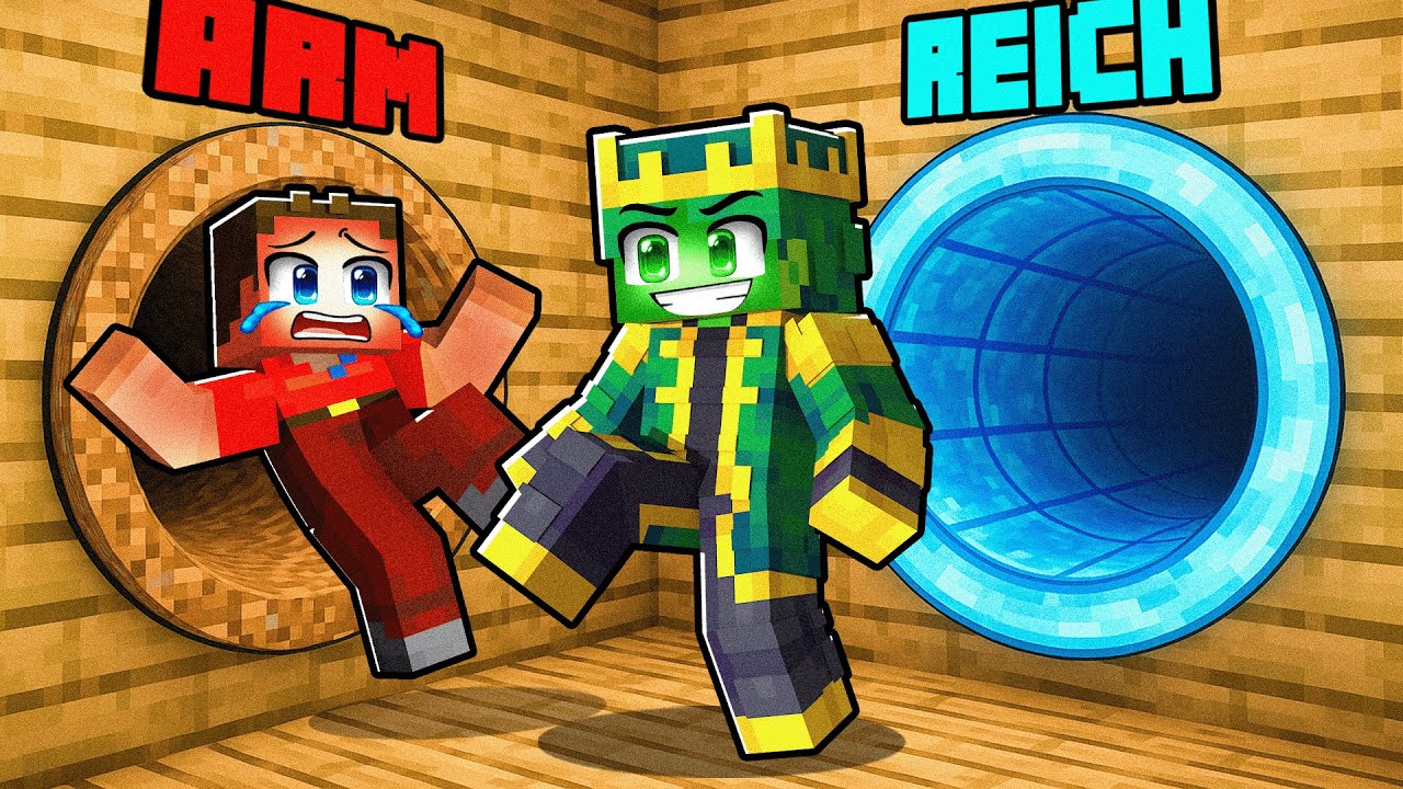 OrKsy and Billy: POOR vs. RICH Choose a door in Minecraft...